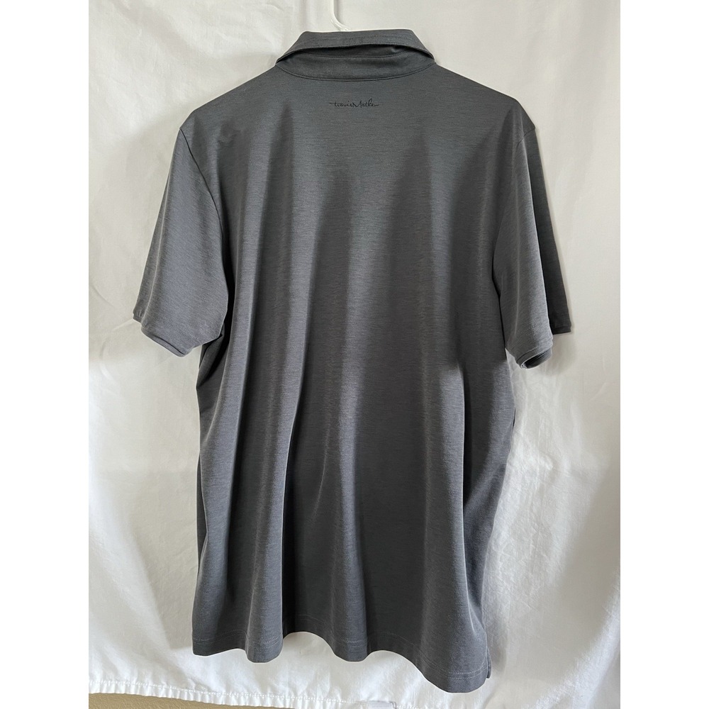 Travis Mathew Polo Shirt‎ Short-Sleeved Men's XL Gray - Picture 2 of 6